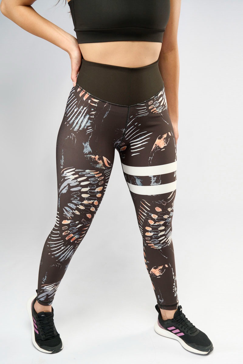 Pantalon Legging Motifs -1163-