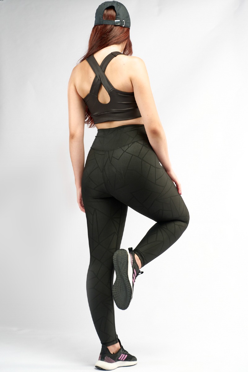 Pantalon Legging Motifs -1170- Aspect cuir