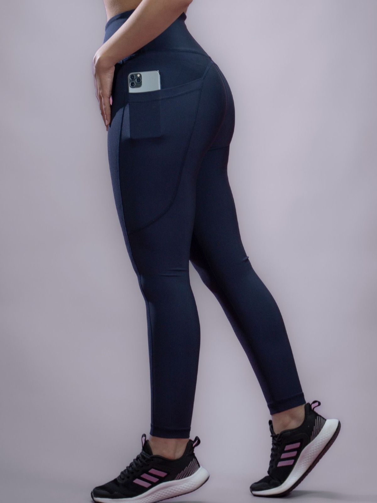 Pantalon Legging avec poche Bleu marine -988-