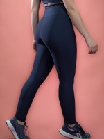 Pantalon Legging Simple Bleu marine -296-